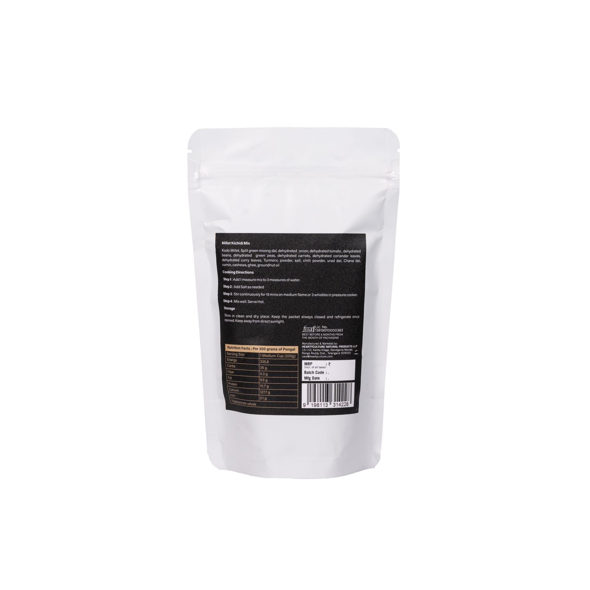 Heartyculture Millet Kichidi Mix 250 G