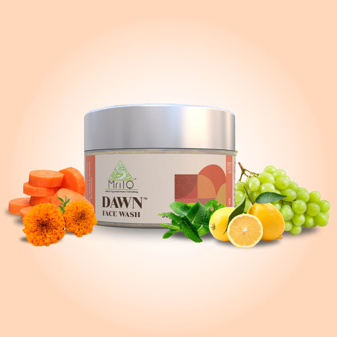 MrilQ Dawn Face Wash | Cleansing & Hydration | Glow Enhancing | De-tan |Daily Use | Normal to Dry skin