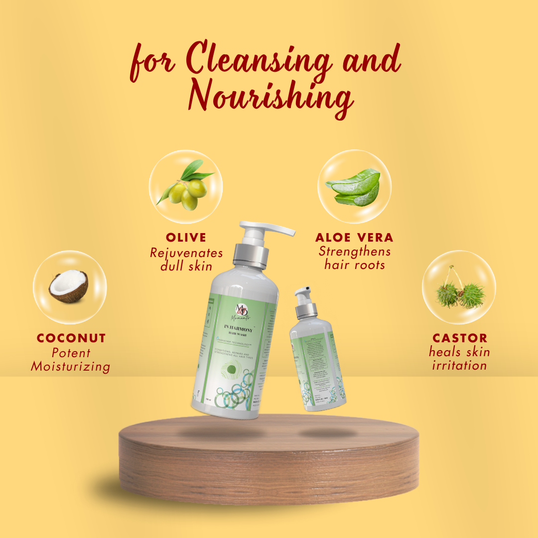 MrilQ In Harmony | Conditioning Shampoo | Hairfall Rescue | Hair Nourishment | Sulphate, Paraben & SLS Free