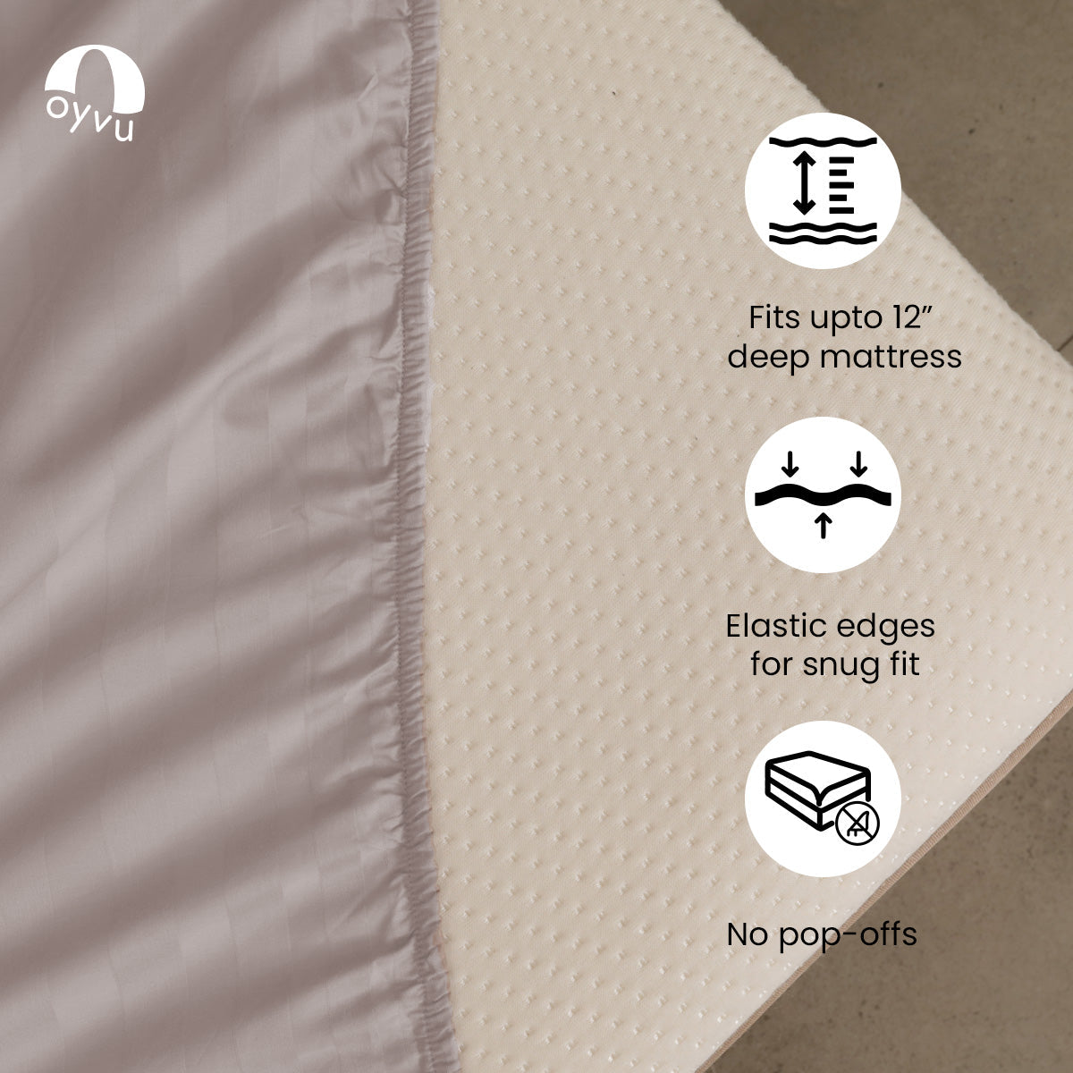 Sphinx, 300TC, Horizontal Stripes Bedsheet Set