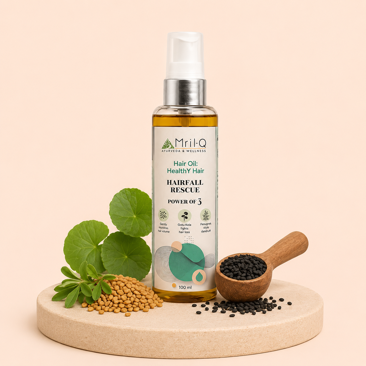 MrilQ Healthy Hair | Hair Oil | Hair Fall Control | Hair Strengthening | Increases Volume