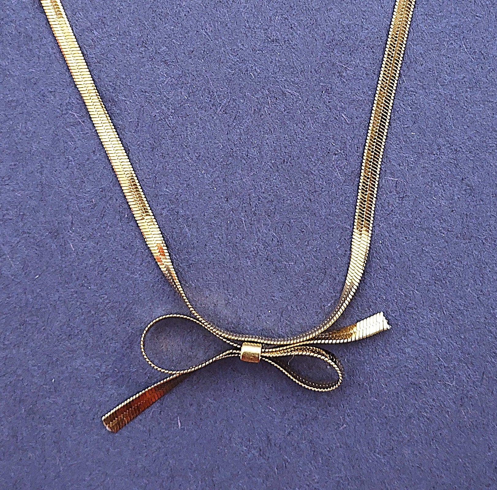 BeYoou.Bling Anti-Tarnish Waterproof Stainless Steel Elegant Bow Choker/Necklace for Women