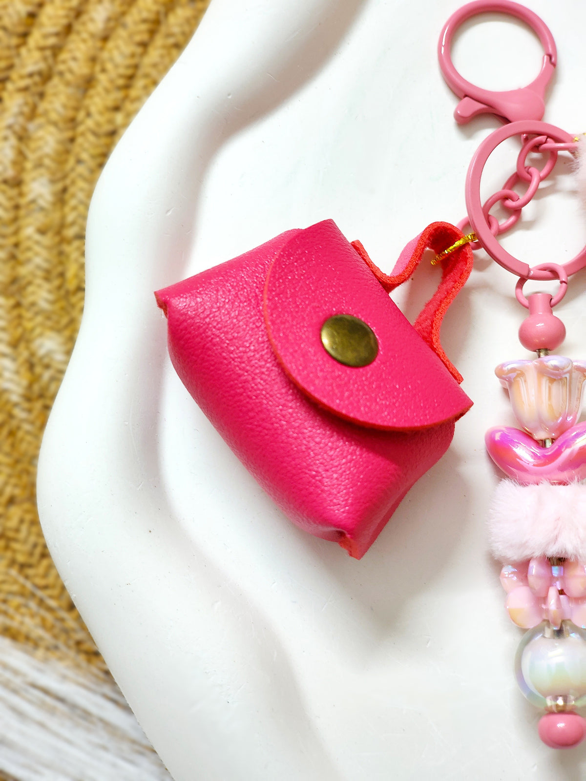 BeYoou.Bling Handcrafted Chic Mini Handbag/coin purse Keychain & Bag Charm
