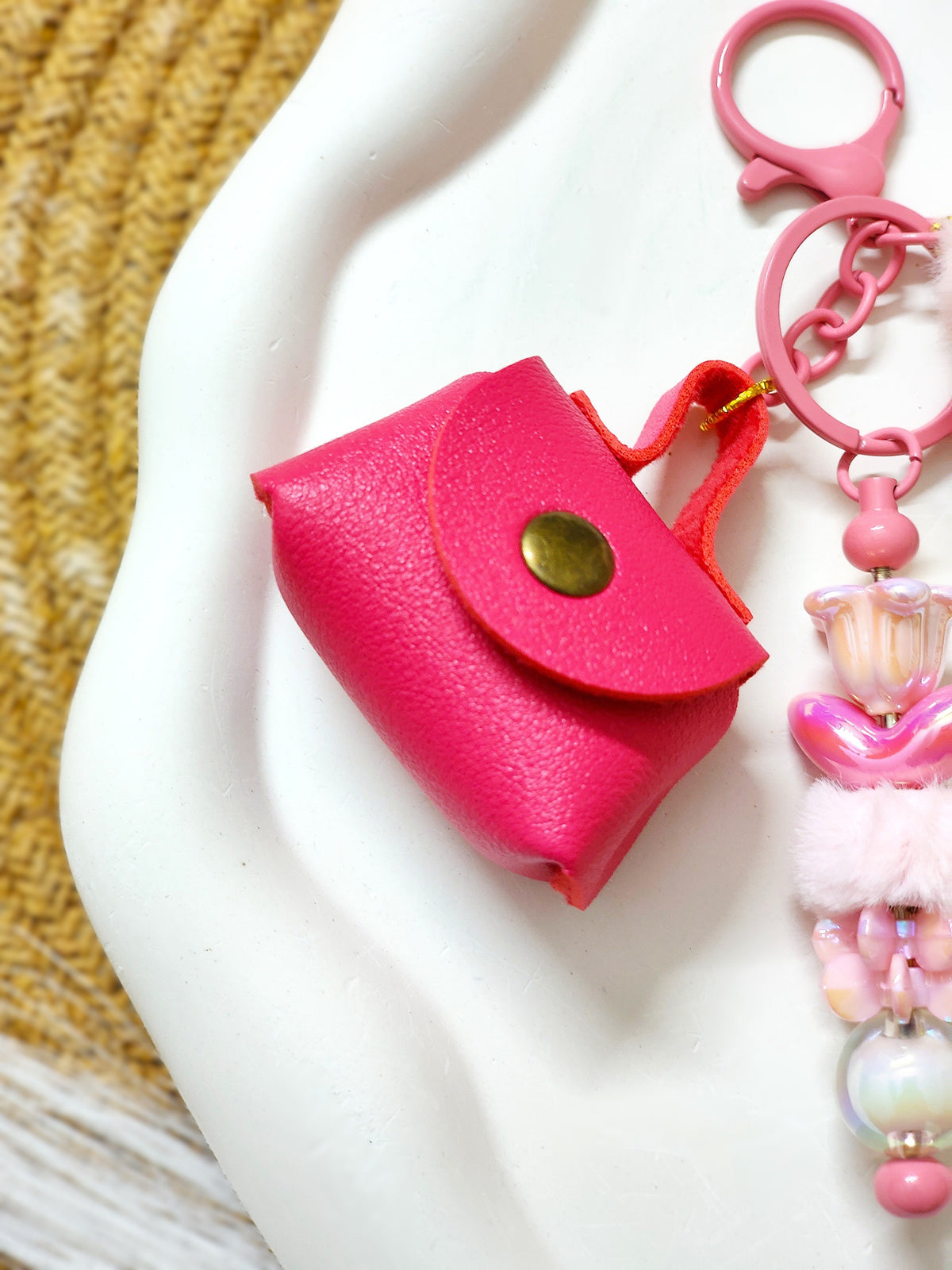 BeYoou.Bling Handcrafted Chic Mini Handbag/coin purse Keychain & Bag Charm