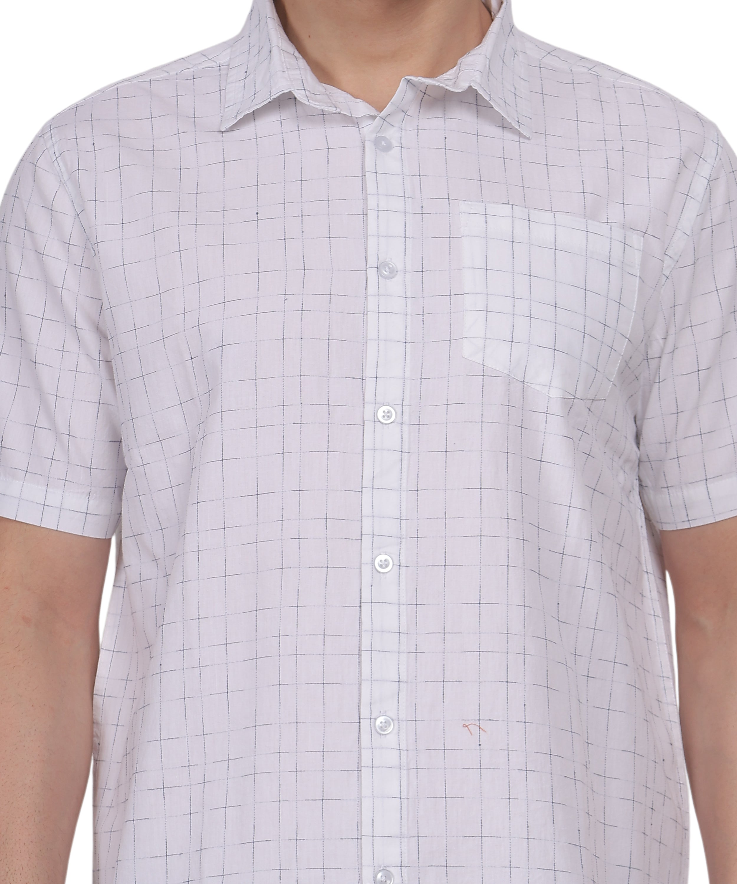 Higate Unique White Dobby Shirt