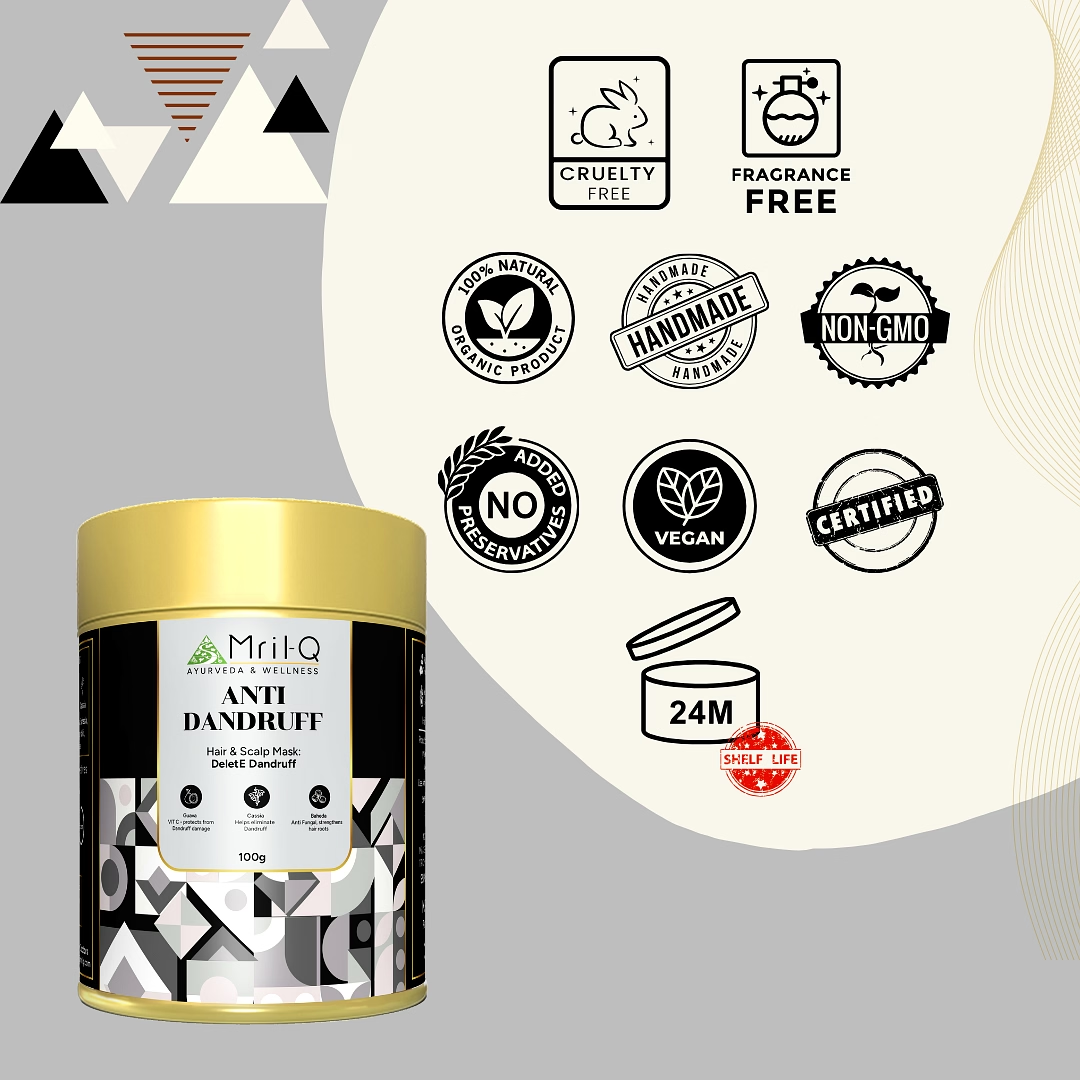 DeletE Dandruff | Hair & Scalp Mask | Clears Dandruff | Soothes Scalp | Strengthens Roots