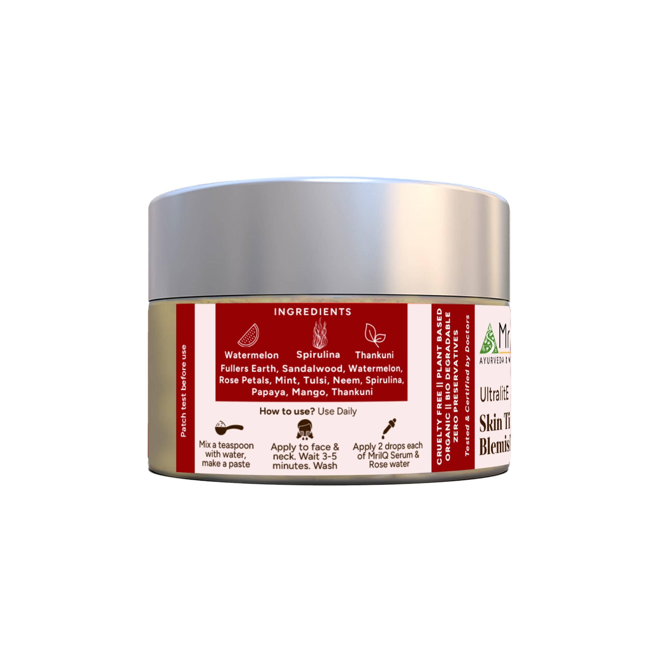 MrilQ Ultralite Face Pack | Anti Ageing | Age spots and Blemish Reduction | Mature Skin