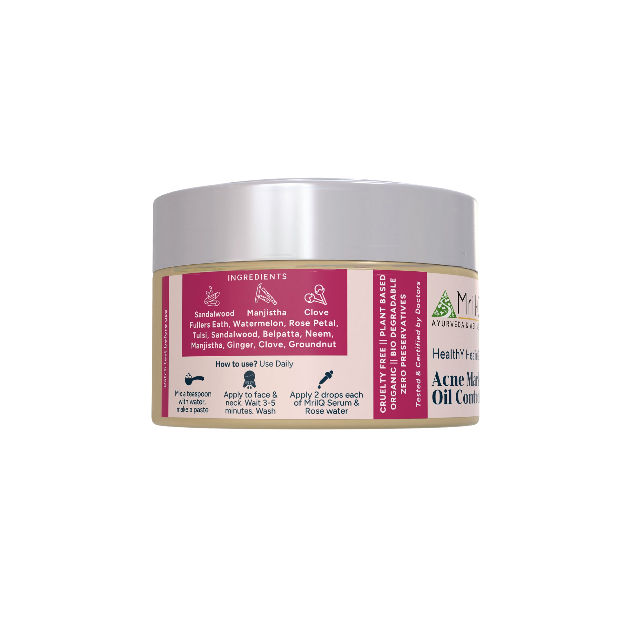 MrilQ Healthy Healing Pack | Acne, Marks, Pigmentation & Oil Control | Sensitive, Oily & Combination Skin