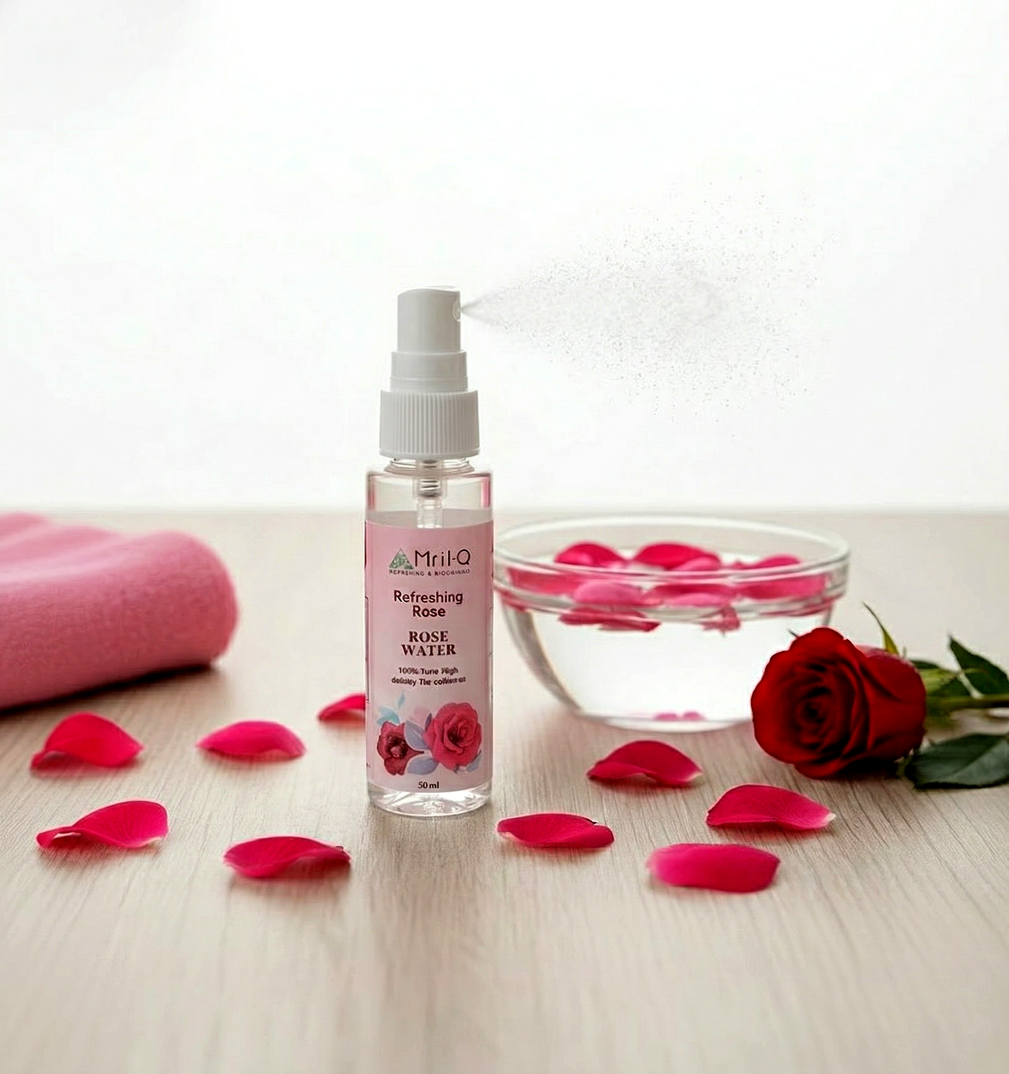 MrilQ Refreshing Roses: Rose water