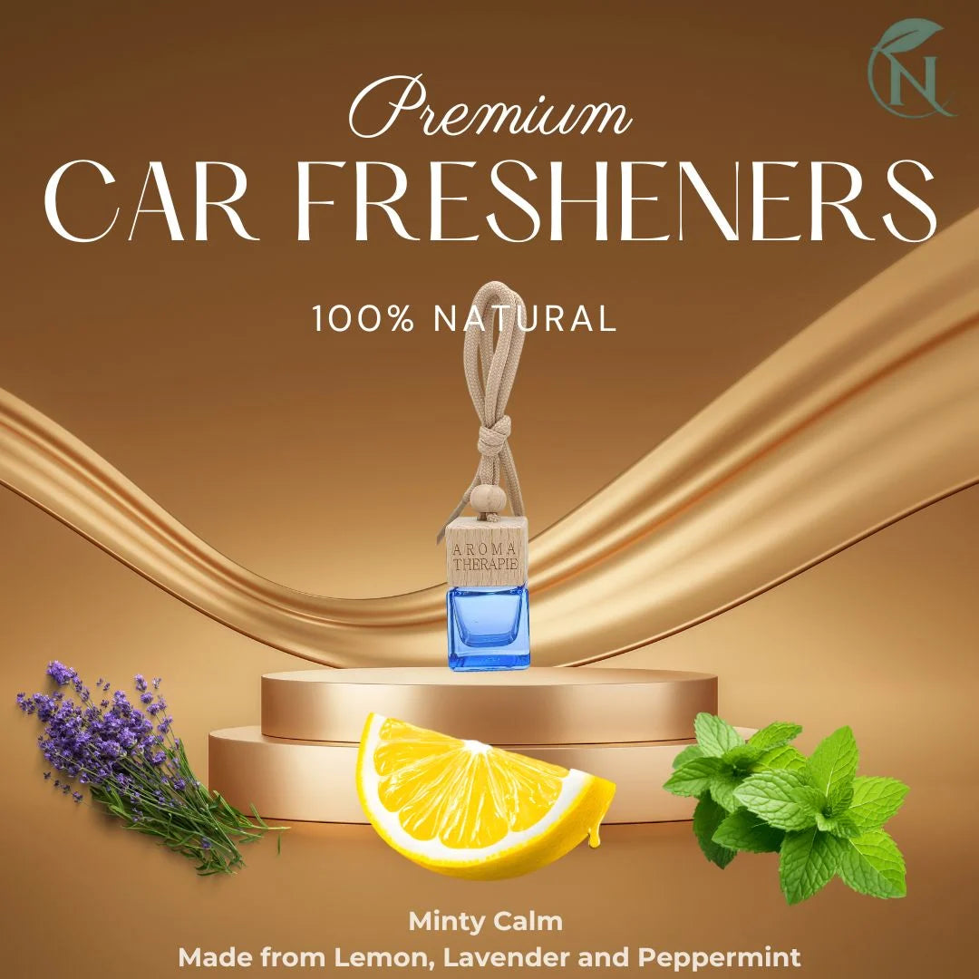 Naturalief Car Freshener â Pure Essential Oil Blend with Wooden Hanging Diffuser Pod