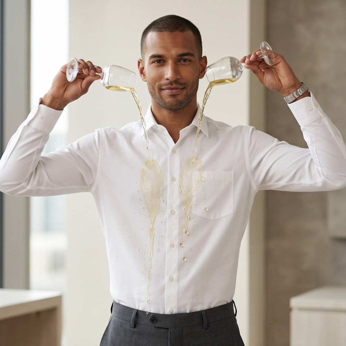 UNHELD Egyptian Giza Cotton Shirt For Men