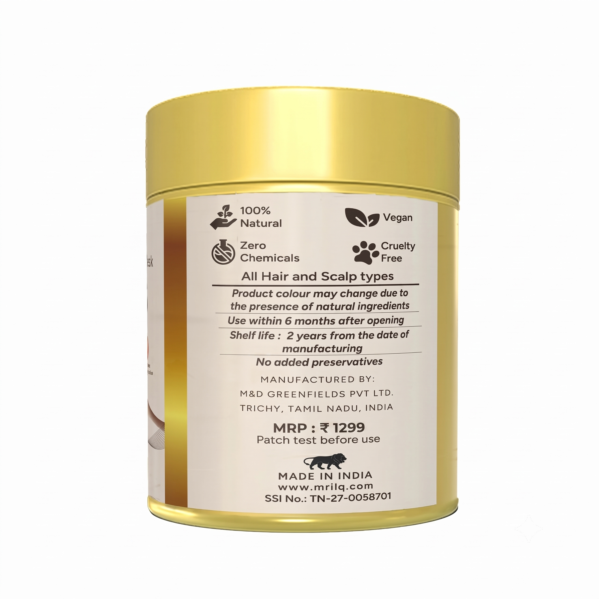 MrilQ Root Basic | Hair Mask | Heals Scalp Infection | Controls Wet Dandruff | Control Hair fall | Nourishes Hair