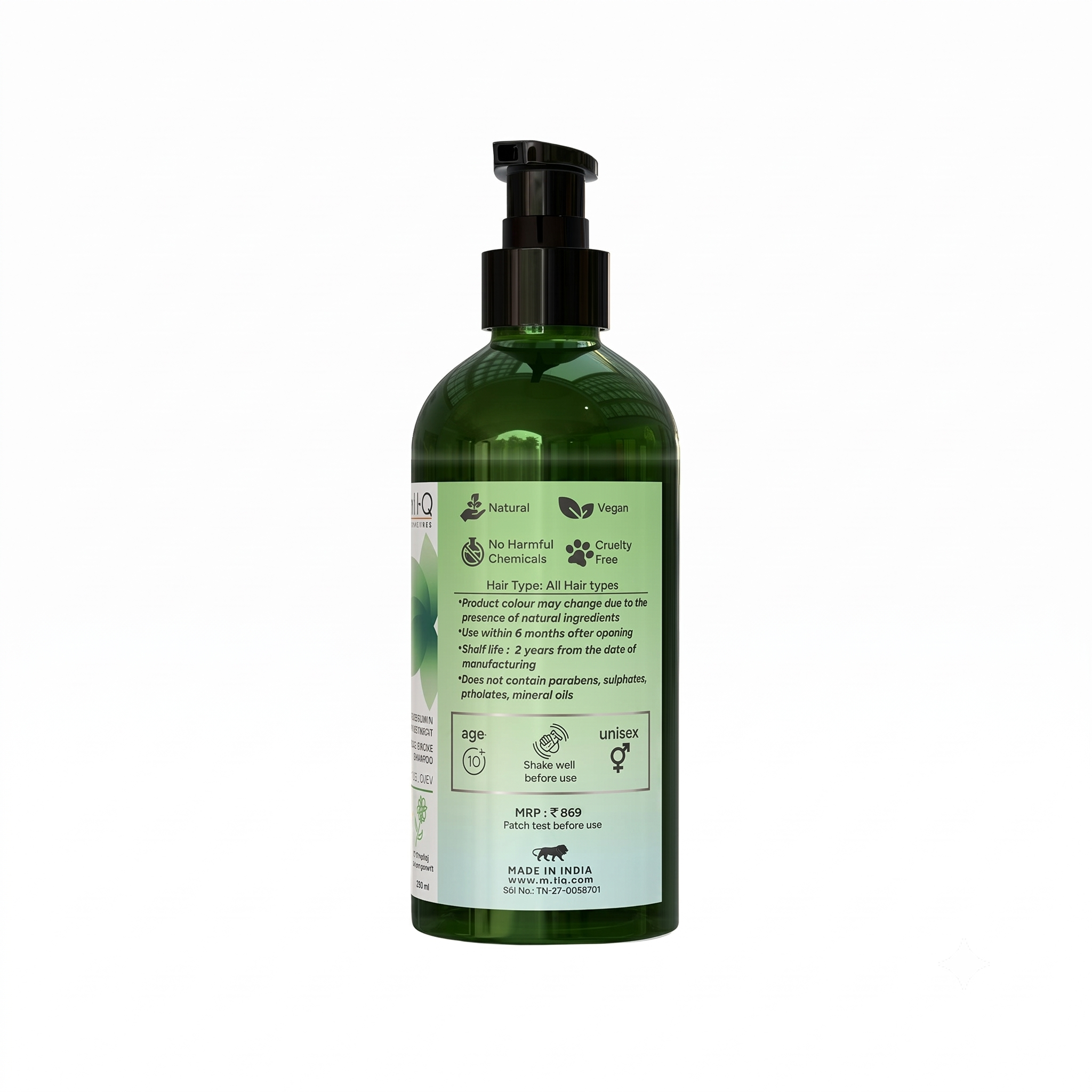 MrilQ In Harmony | Conditioning Shampoo | Hairfall Rescue | Hair Nourishment | Sulphate, Paraben & SLS Free