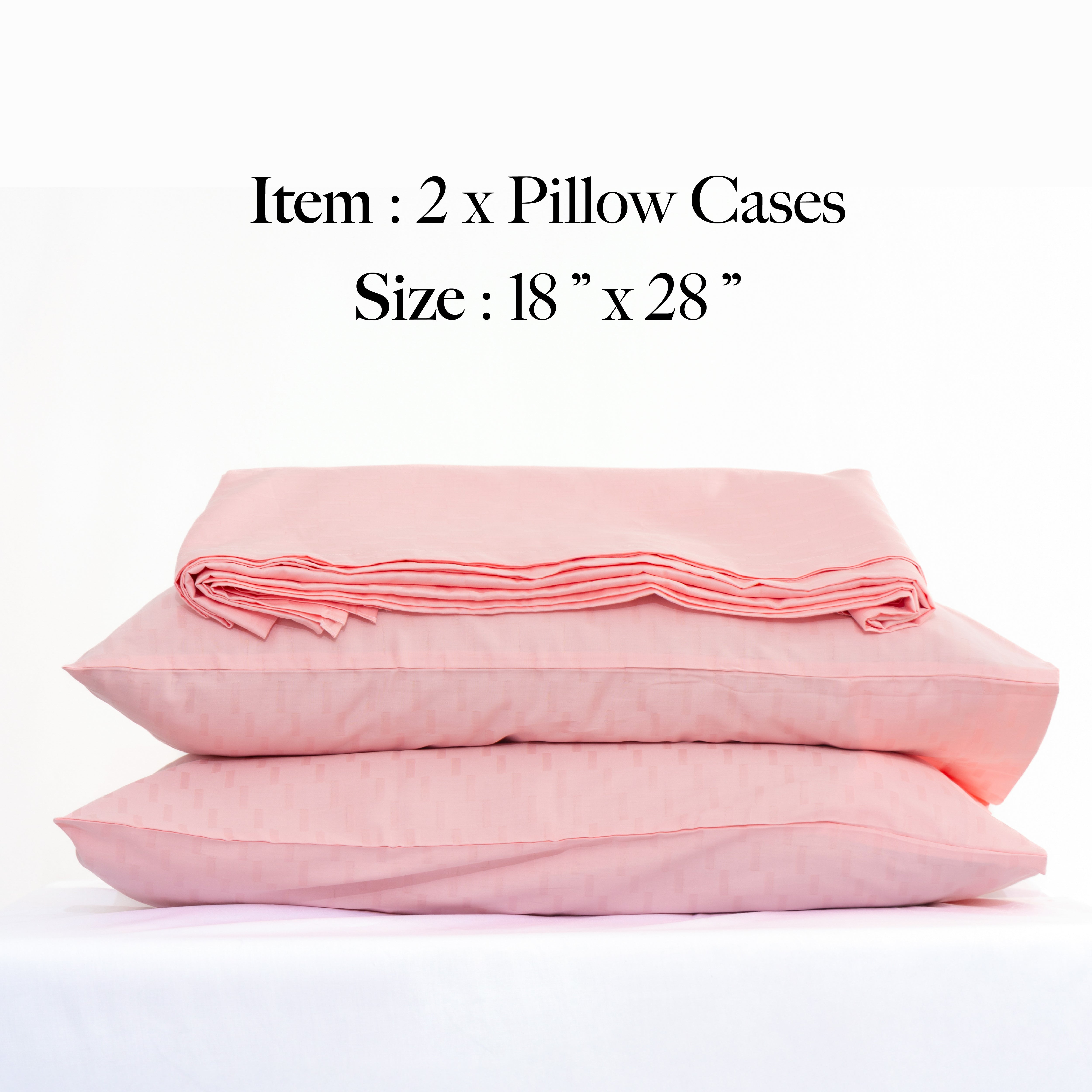 Oyvu 300 TC, 100% Cotton Step Design Bedsheet Set & Duvet Cover