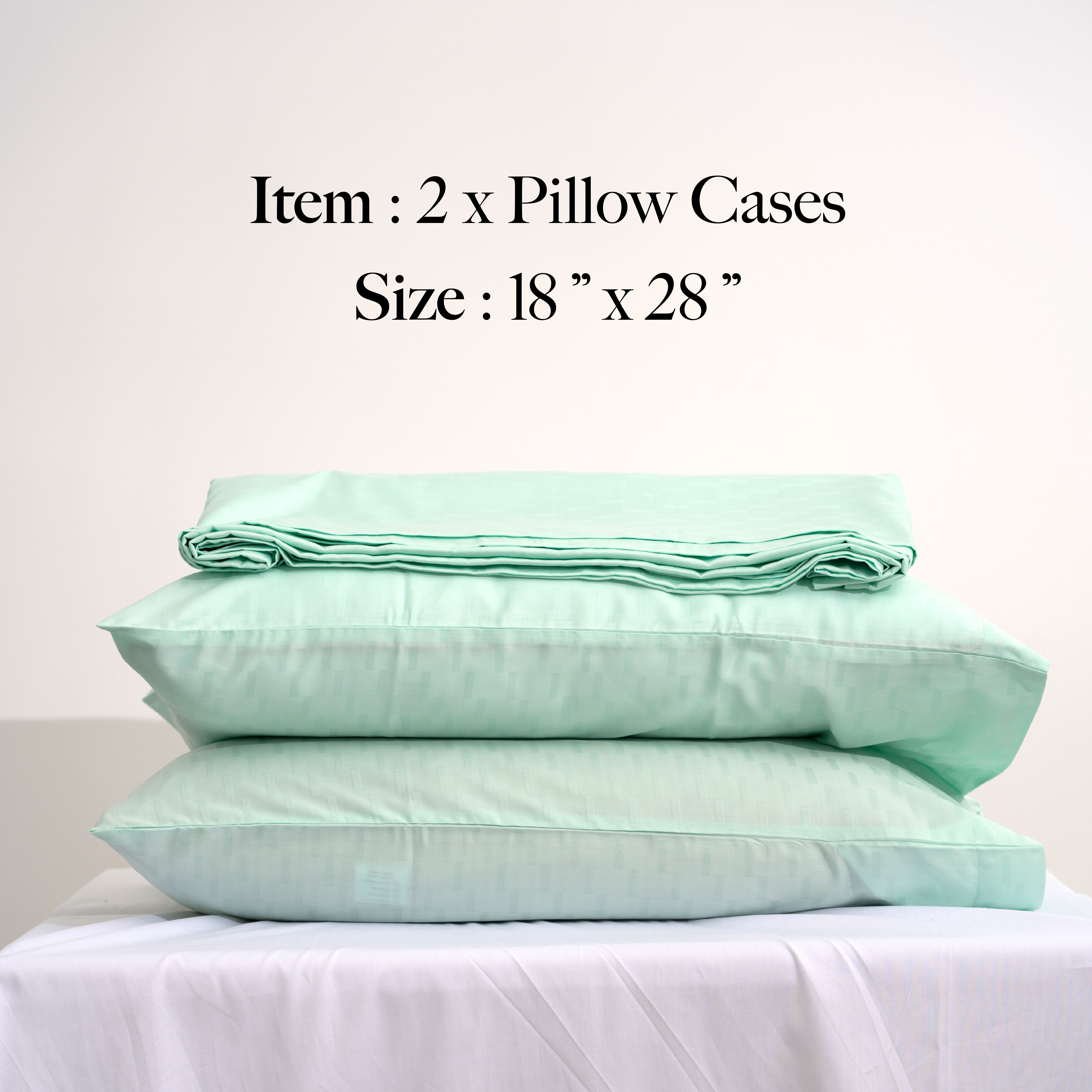 Oyvu 300 TC, 100% Cotton Step Design Bedsheet Set & Duvet Cover