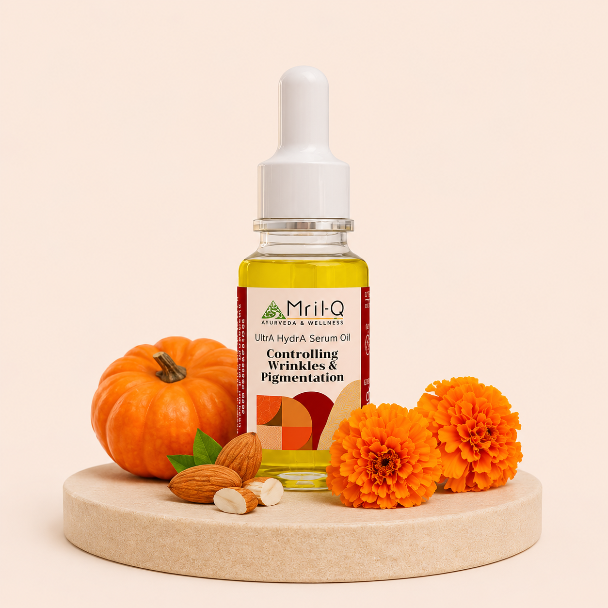 MrilQ Ultra Hydra Serum Oil | Anti-Ageing | Age spots and Hyperpigmentation | Daily Use| Mature, Combination & Dry Skin