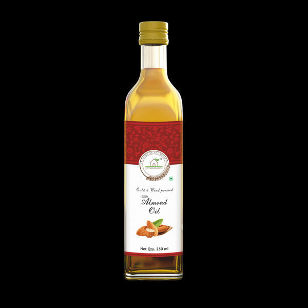 Cottage Wellness Almond oil Cold and Wood Pressed Edible 250 ml - hfnl!fe