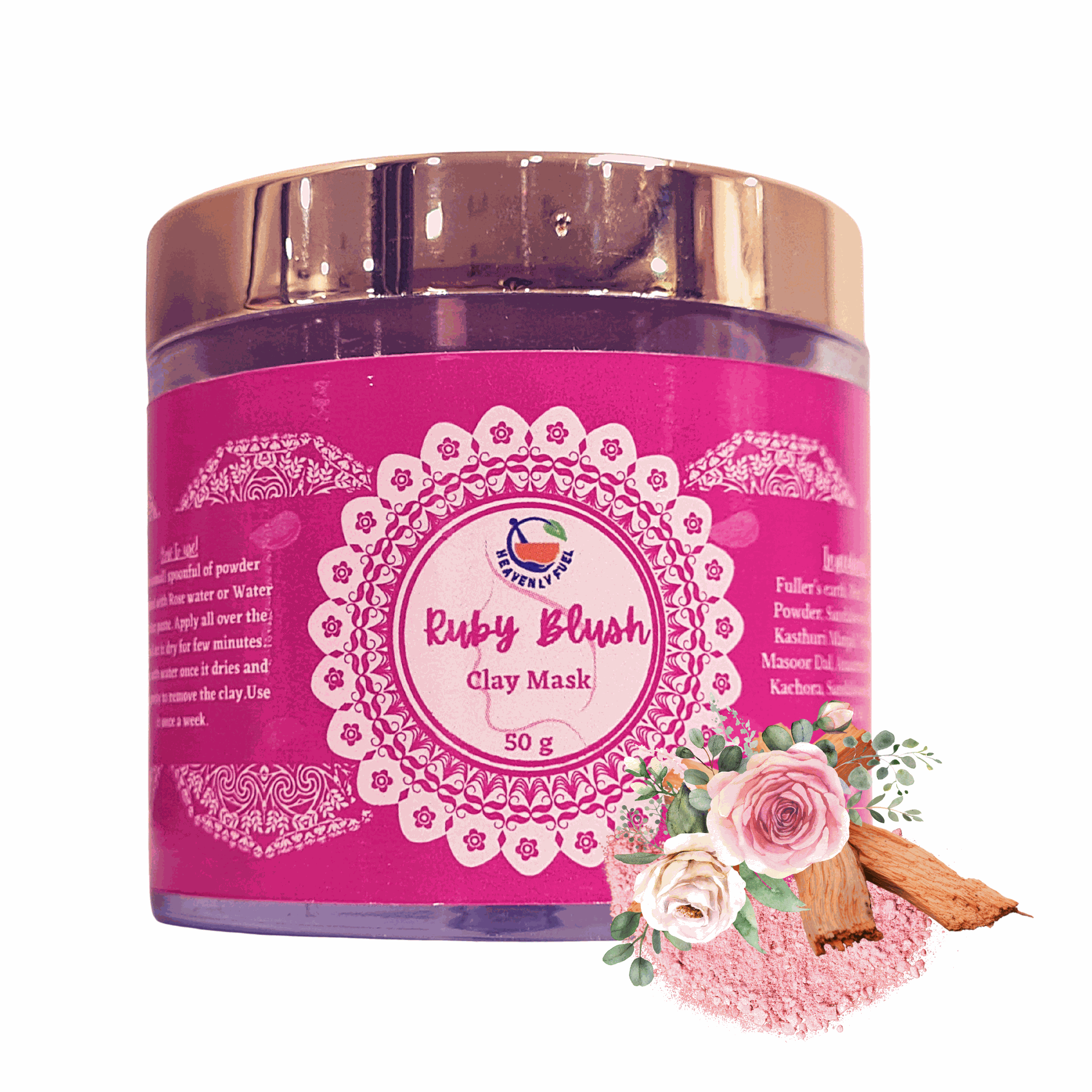Ruby Blush |Clay mask|50g - hfnl!fe