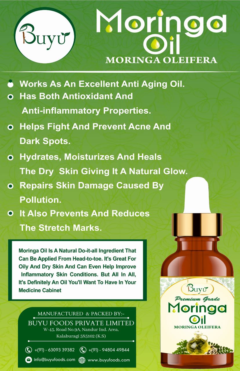 Moringa Seed Oil 30ml - BUYU