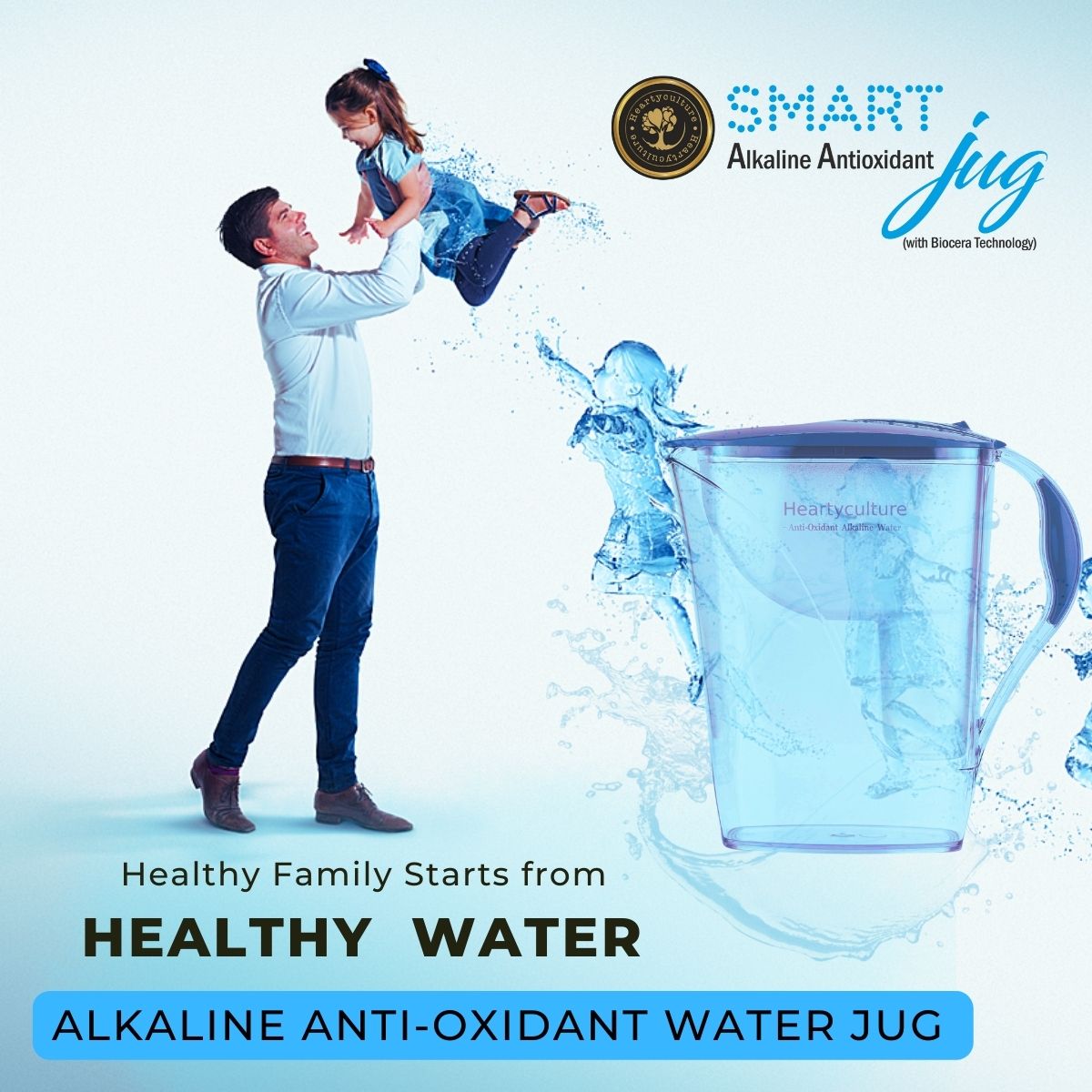 Heartyculture's Smart (Antioxidant Alkaline) Jug - hfnl!fe