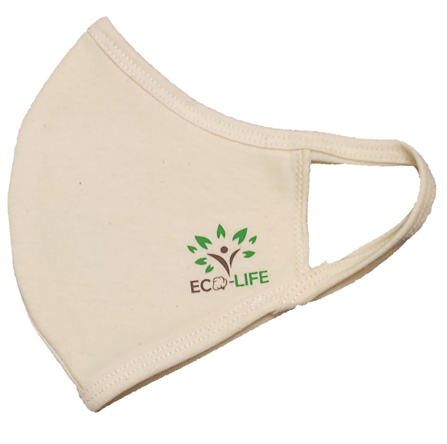 Eco-Life Undyed Organic Cotton Face Mask - hfnl!fe