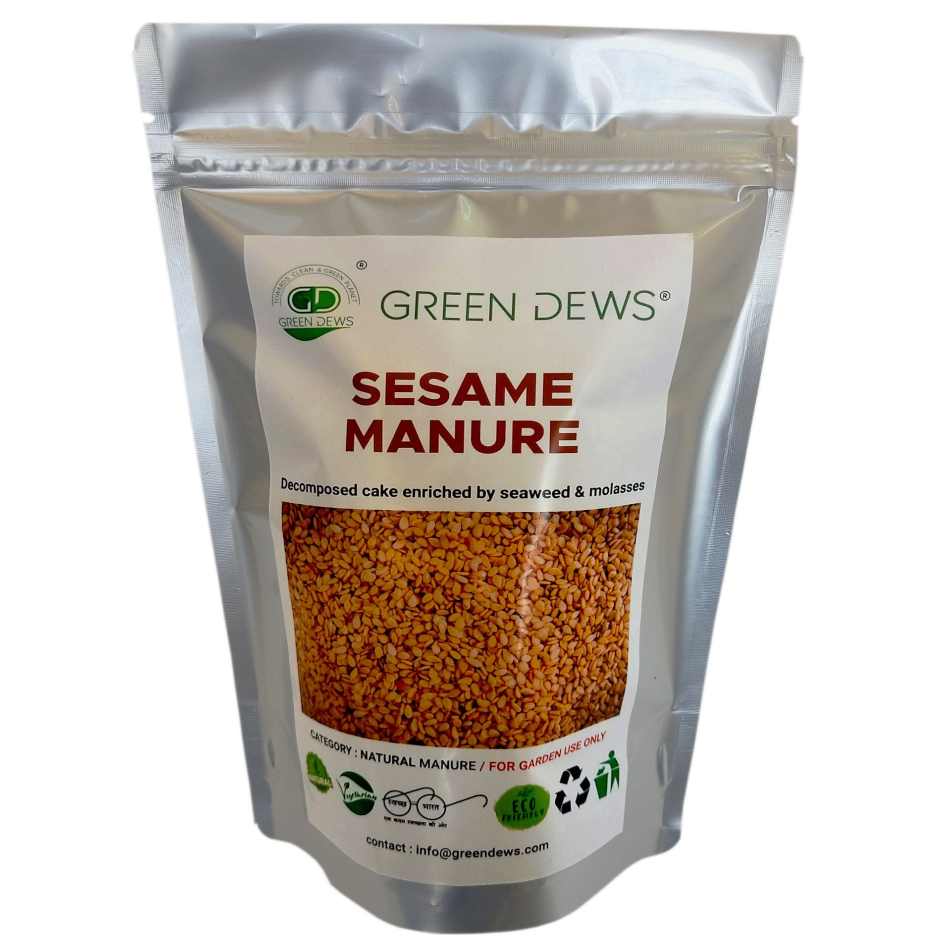 Green Dews Sesame Oil Cake Powder Fertilizer For Plants Enr