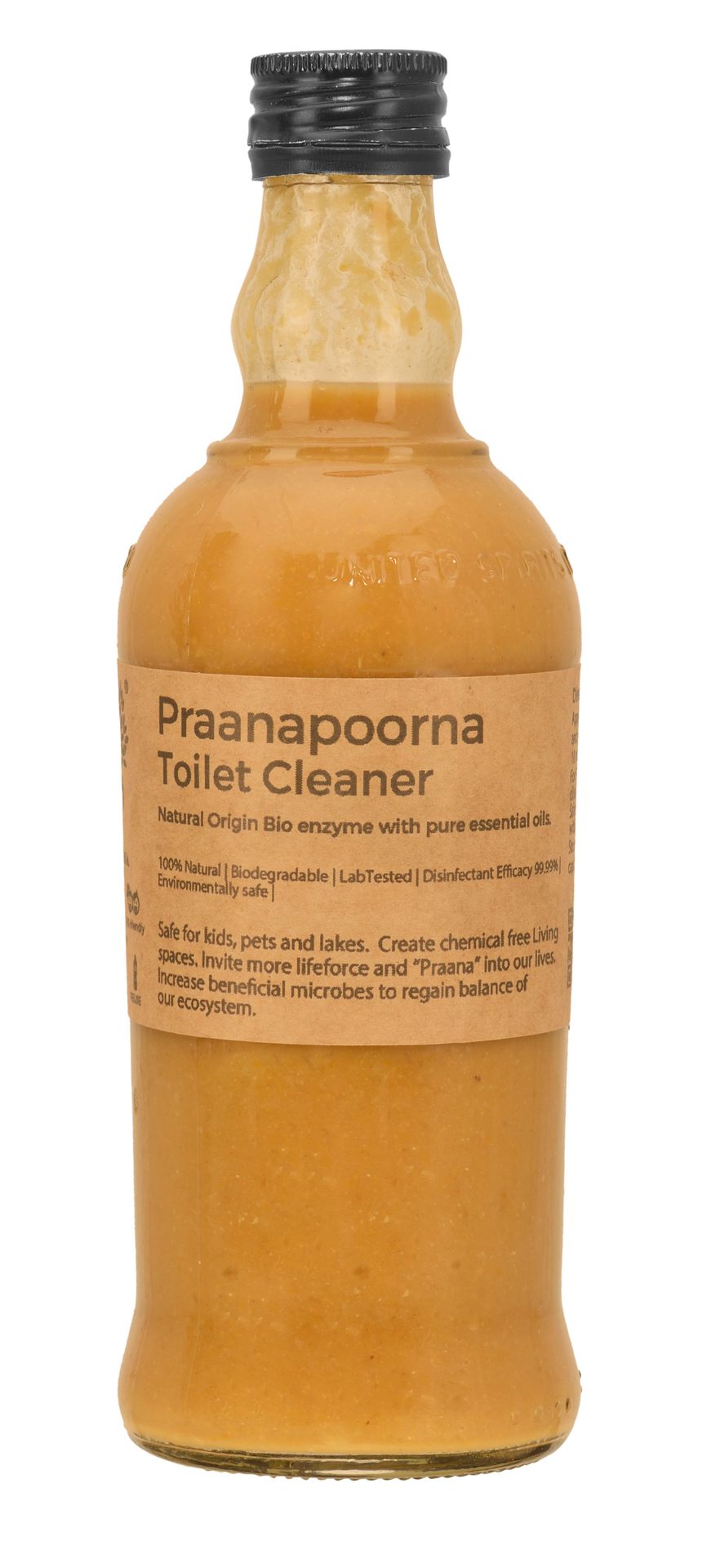 Praanapoorna Toilet Cleaner - Concentrate 350ML - hfnl!fe