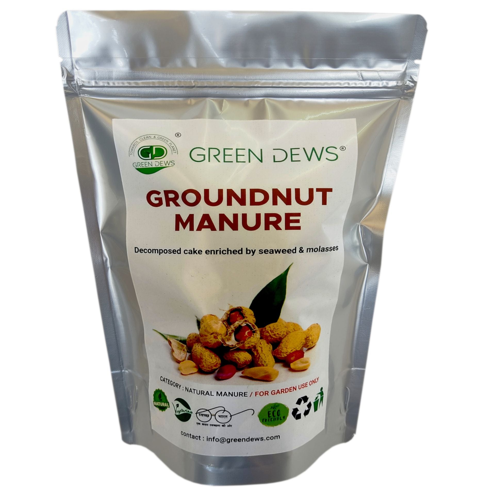 Green Dews Groundnut Oil Cake Powder Fertilizer For Plants Decomposed Ground Nut Manure Enriched By Seaweed Molasses - hfnl!fe