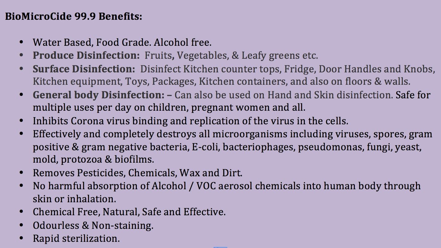 Mother Nature Botanicals BioMicroCide 99.9 Refill - hfnl!fe
