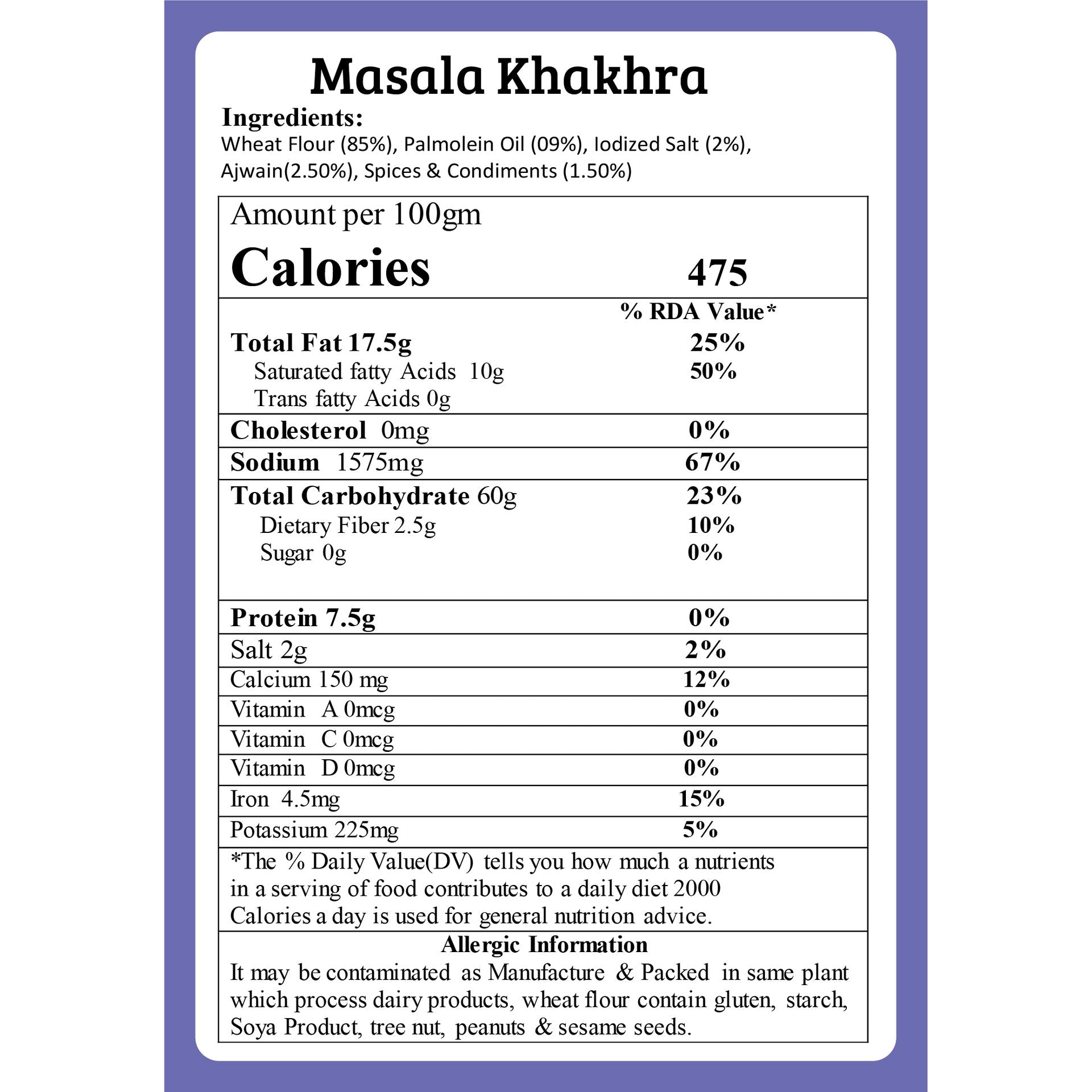 MASTI MASALA KHAKHRA OVER A KADAK CHAI 180G ( Pack of 2) - hfnl!fe