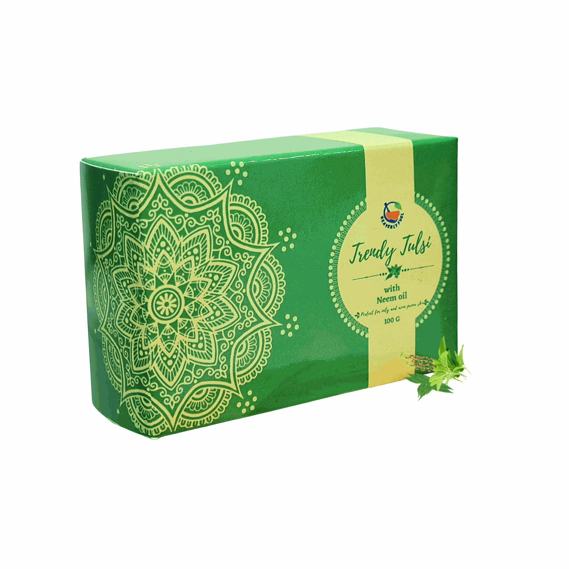 Trendy Tulsi |Handmade Butter Soap|100g - hfnl!fe