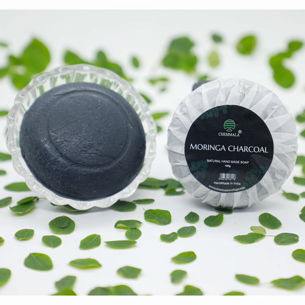 CHEMMALA MORINGA CHARCOAL BATH SOAP - hfnl!fe