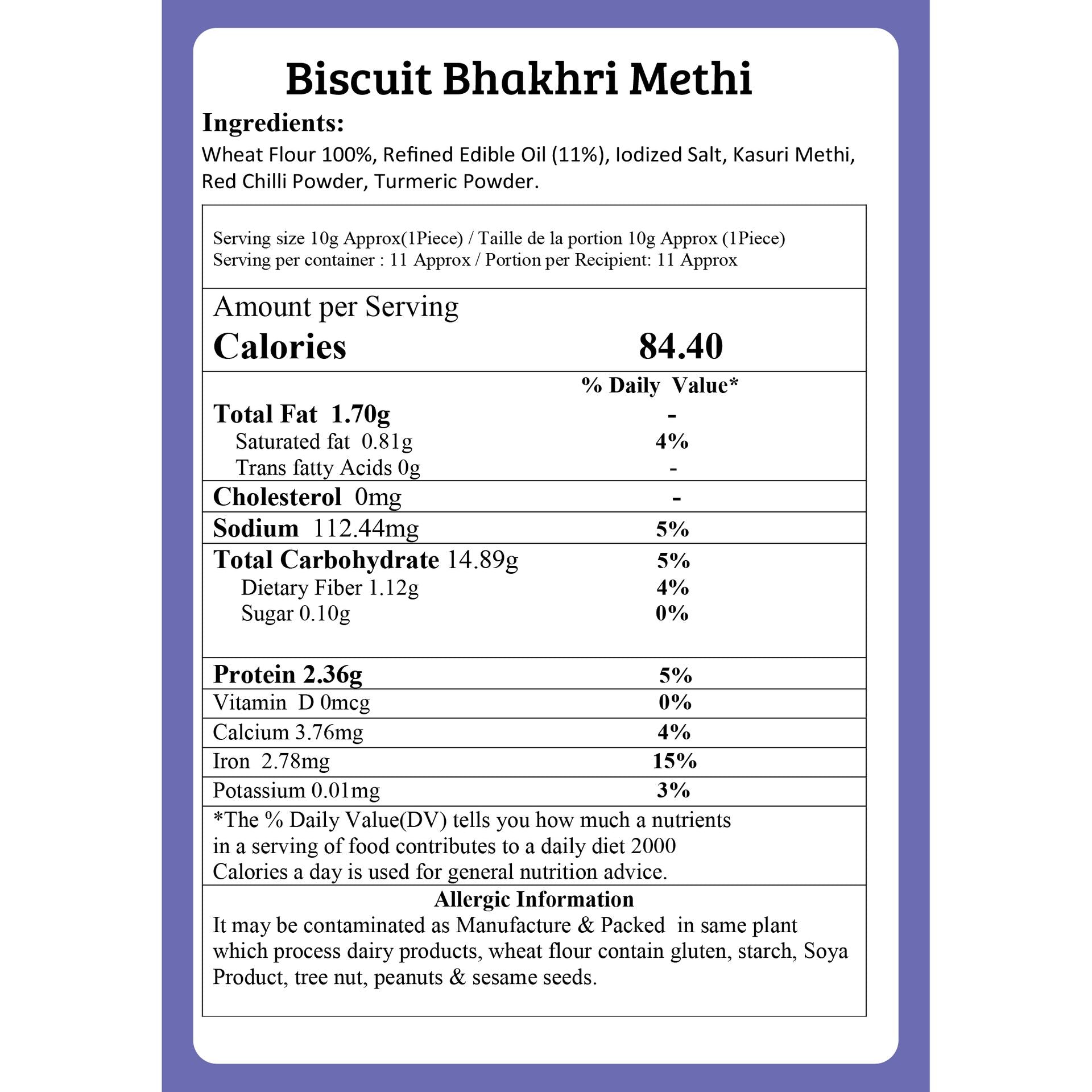 BISCUIT BHAKHRI METHI COMBO( PACK OF 2)(180GX2) - hfnl!fe