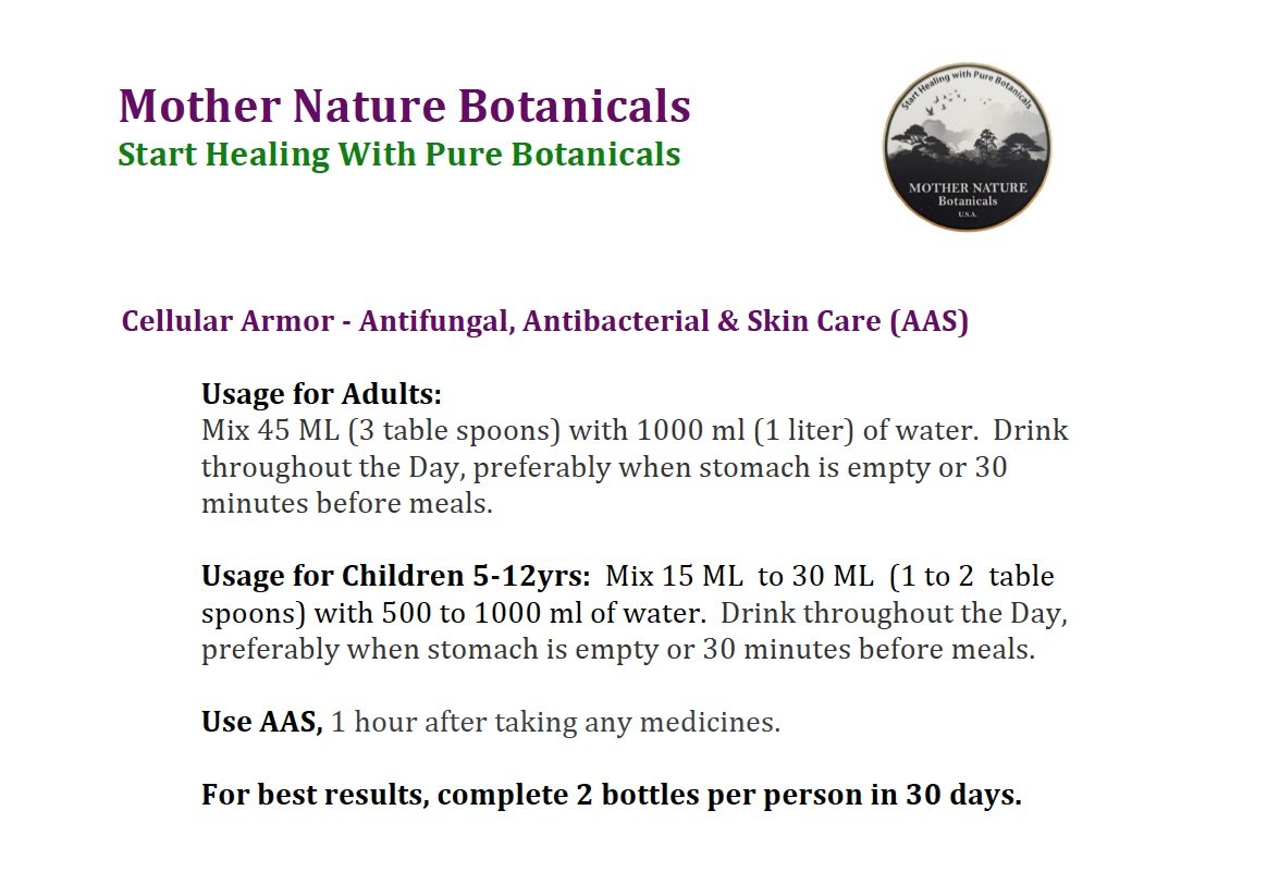 Mother Nature Botanicals Antifungal, Antibacterial & Skin Care - hfnl!fe