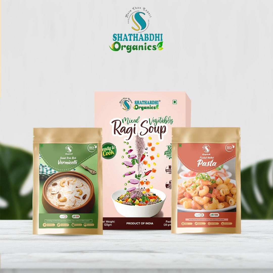 SHATHABDHI ORGANICS MILLET PROCESS PRODUCT COMBO - hfnl!fe