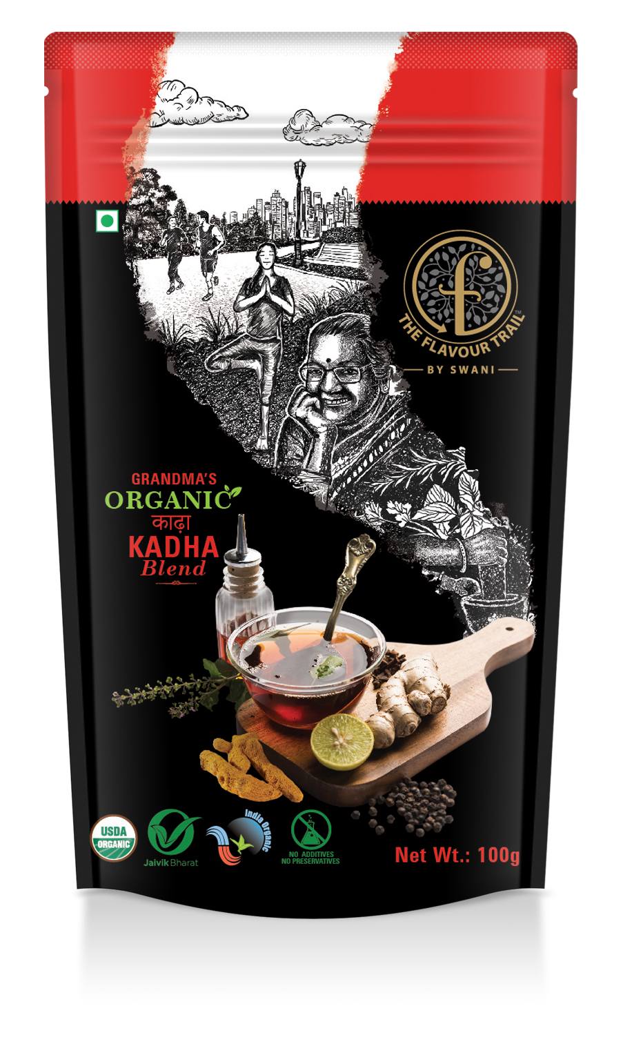 Flavortrail Grandma's Organic Kadha Blend