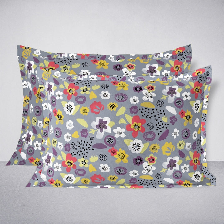 Swaas Petal Princess 100% Cotton Antimicrobial Kids Pillow Covers - hfnl!fe