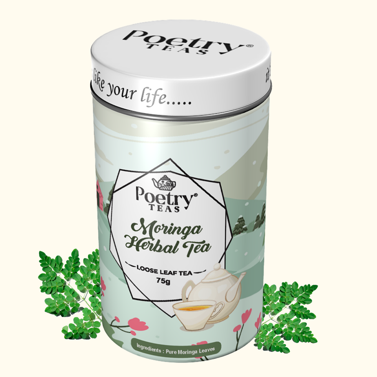 Poetry Moringa Herbal Tea - 40g Loose Leaf