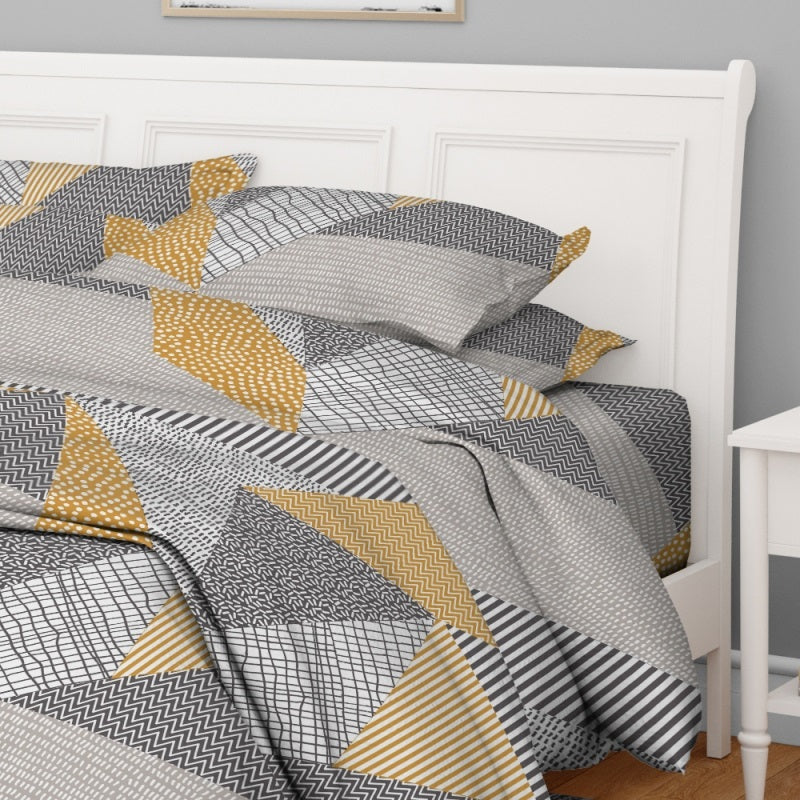 Swaas Antimicrobial 100% Cotton Mix Geo Pattern Pillow Covers - hfnl!fe