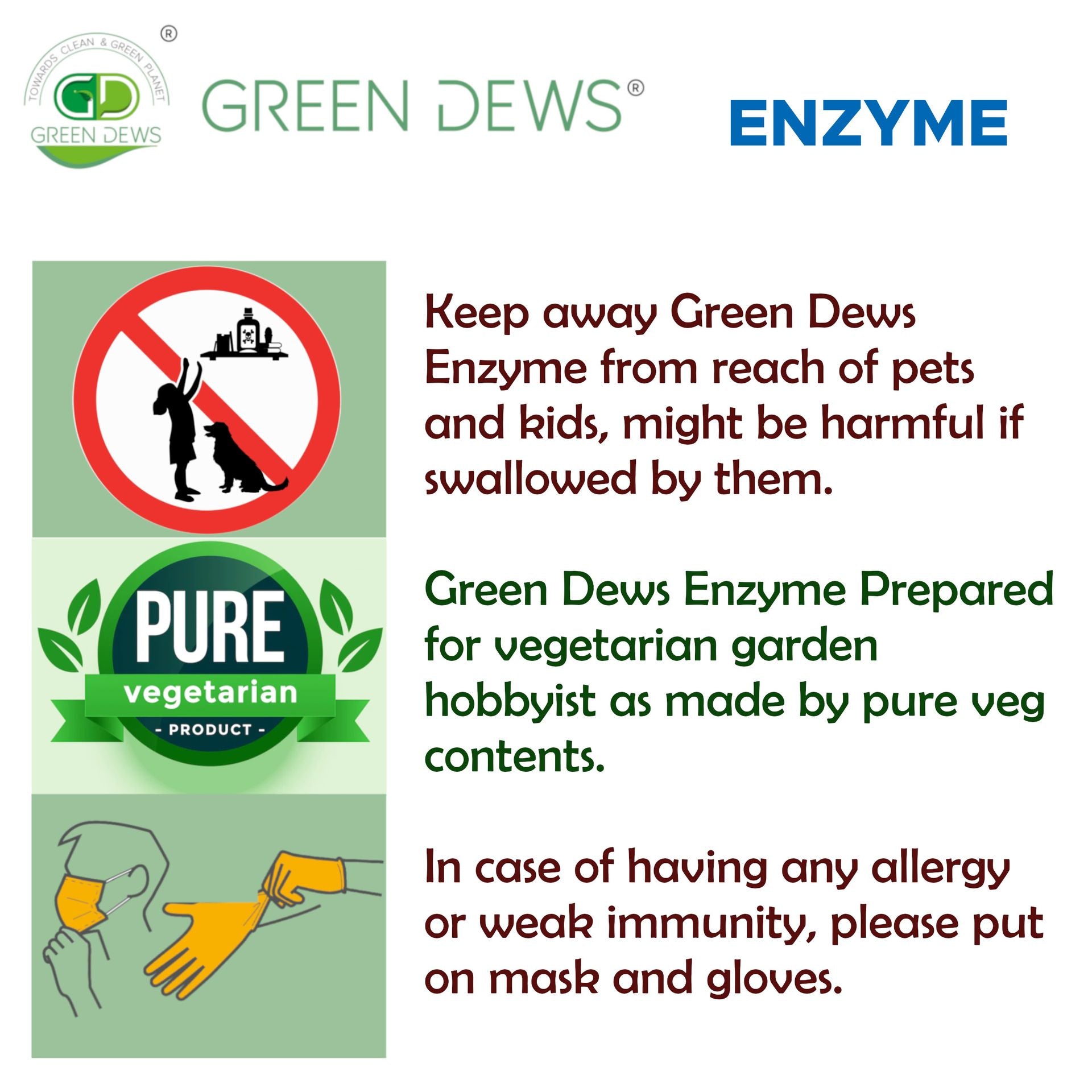 Green Dews Enzyme fertilizer for plants organic Granule form alternative to DAP NPK Zyme Granules Biozyme - hfnl!fe