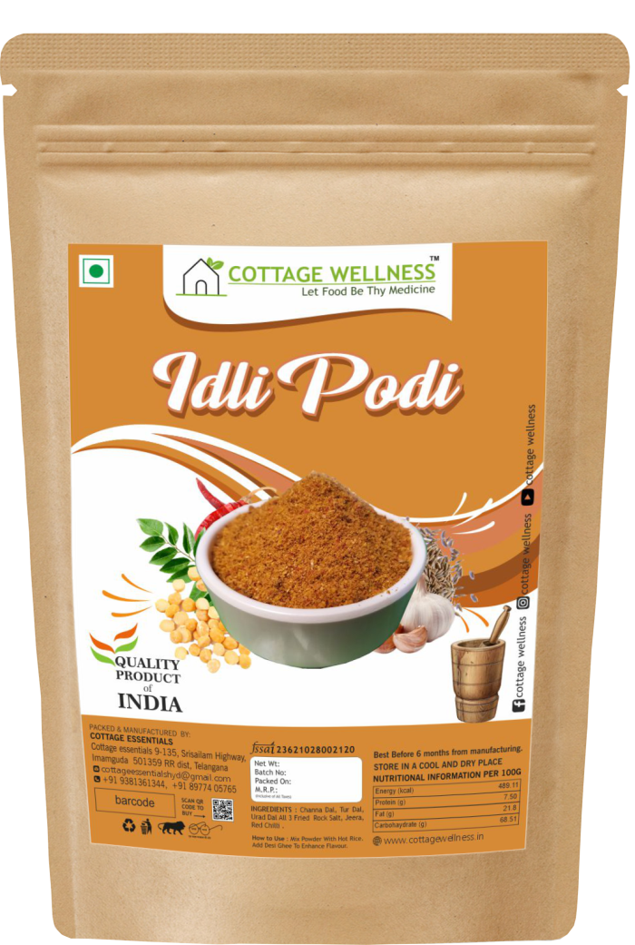 Cottage Wellness Home made Idly Podi 100gm - hfnl!fe