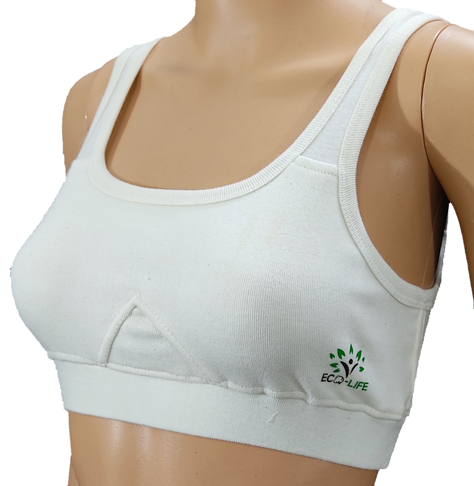 Eco-Life Women's Organic Rib Toxic free Sports bra - hfnl!fe