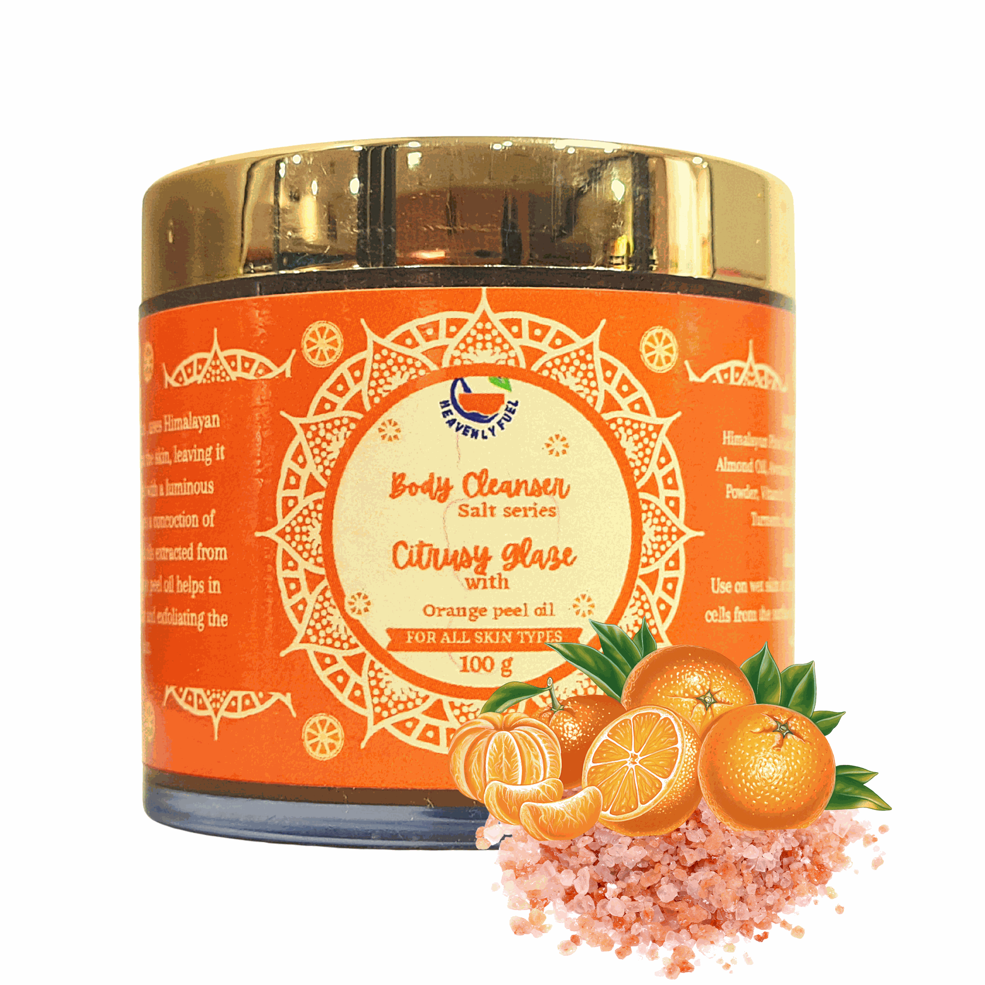 Citrusy Glaze |Salt based body cleanser|100g - hfnl!fe