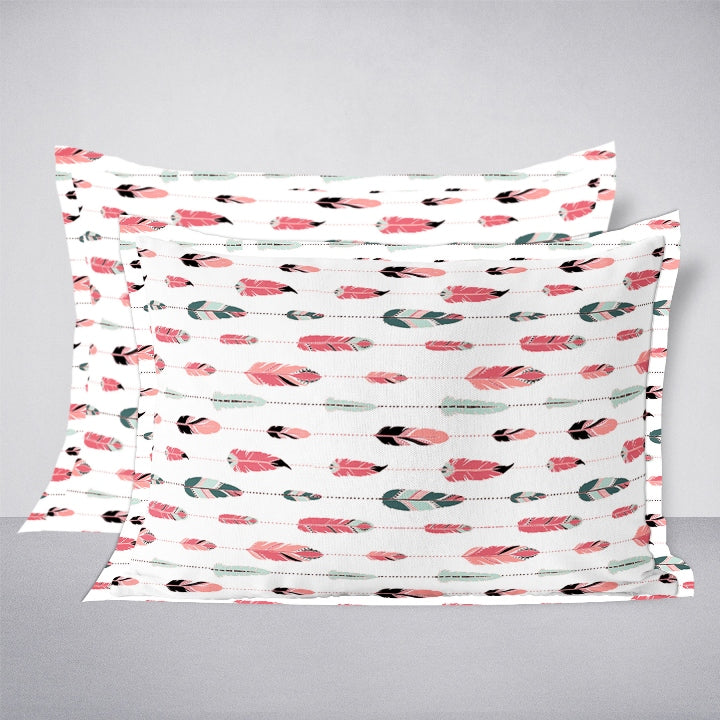 Swaas Softies 100% Cotton Antimicrobial Kids Pillow Covers - hfnl!fe