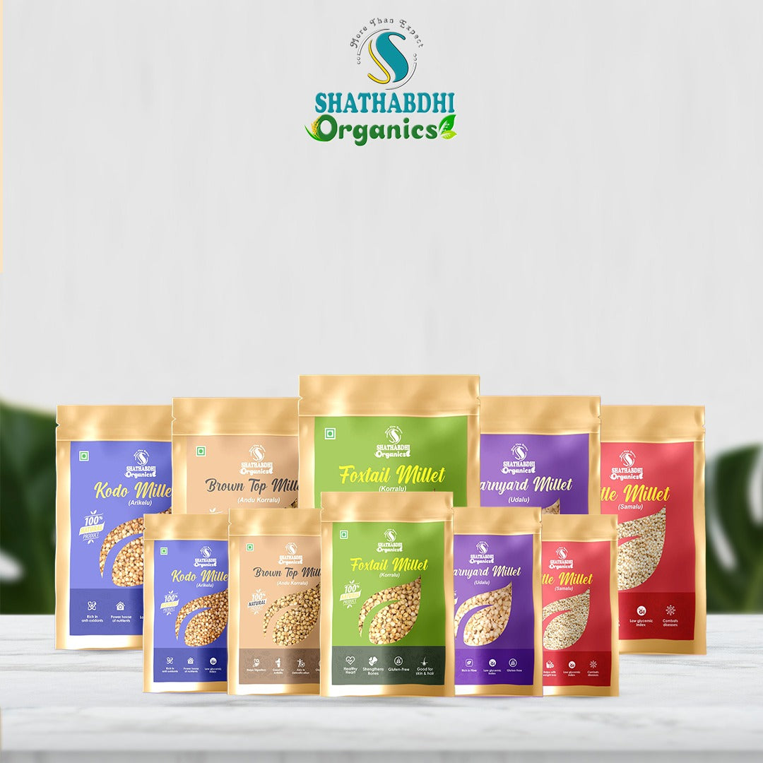 SHATHABDHI ORGANICS MILLET COMBO PACK