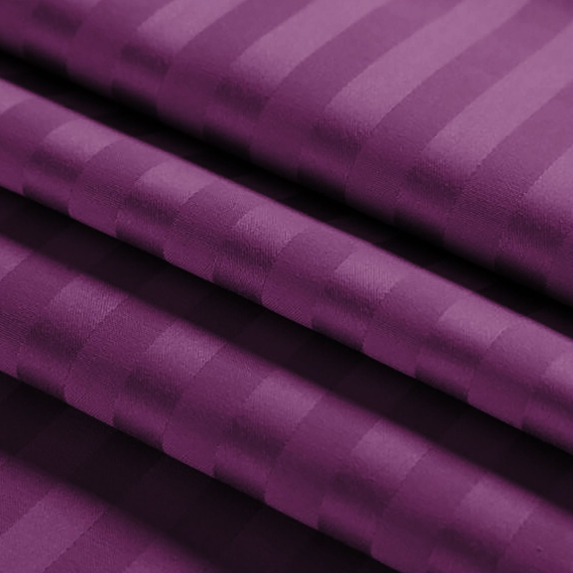 Swaas Antimicrobial 300TC Sateen Striped Violet Bedsheet Set - hfnl!fe