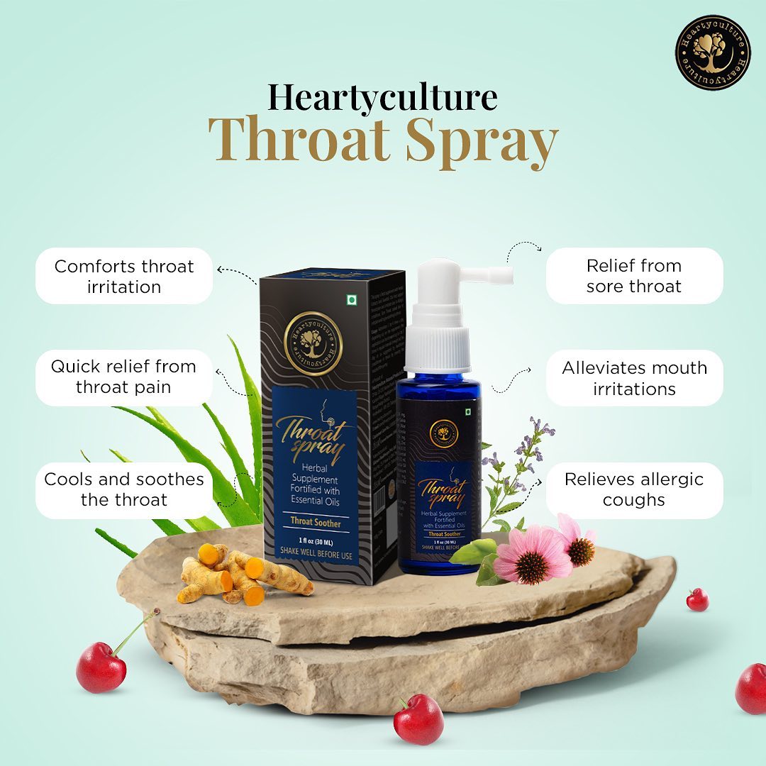 Heartyculture Throat Spray