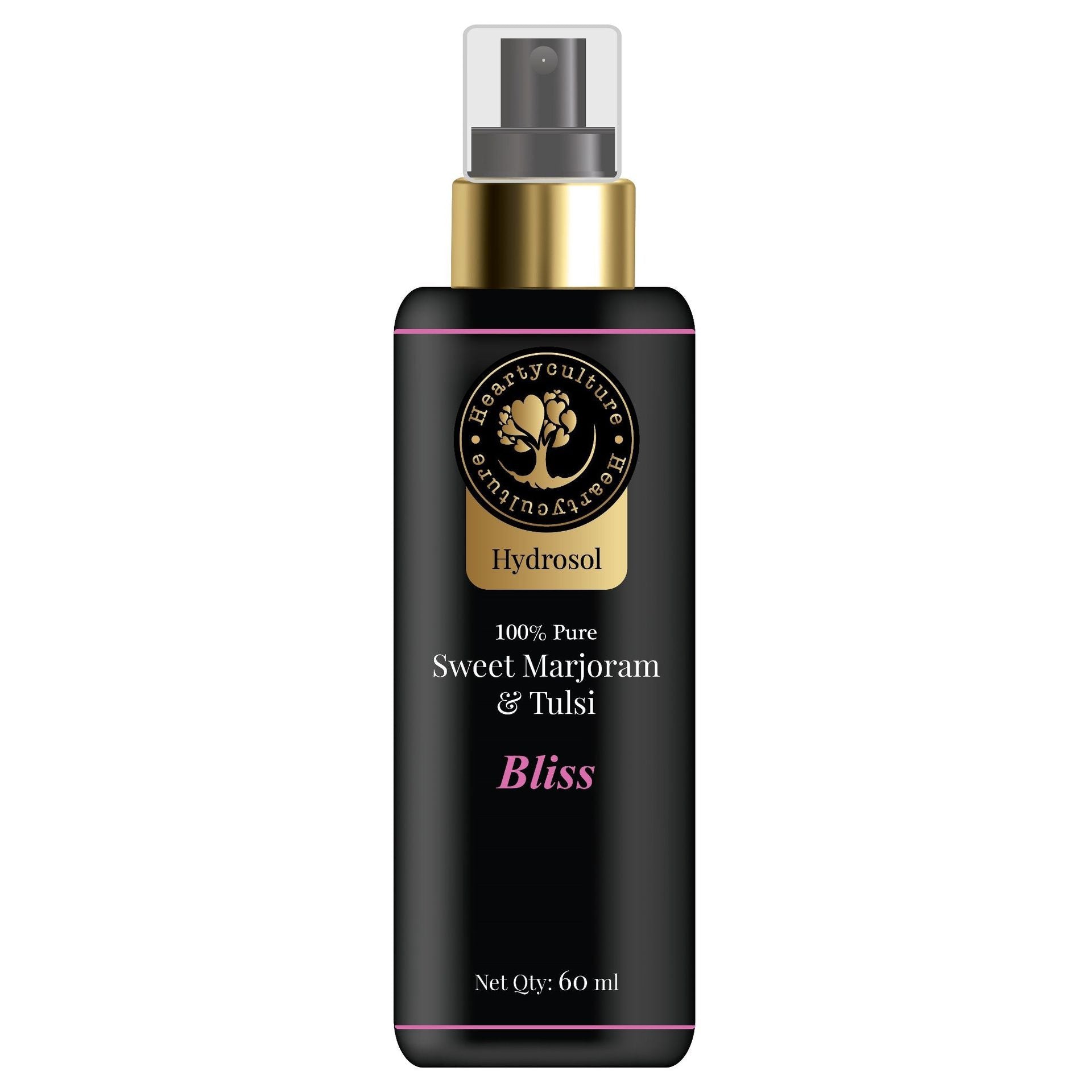 Heartyculture Bliss (Tulsi & Sweet Marjoram) Hydrosol - 60 ml - hfnl!fe