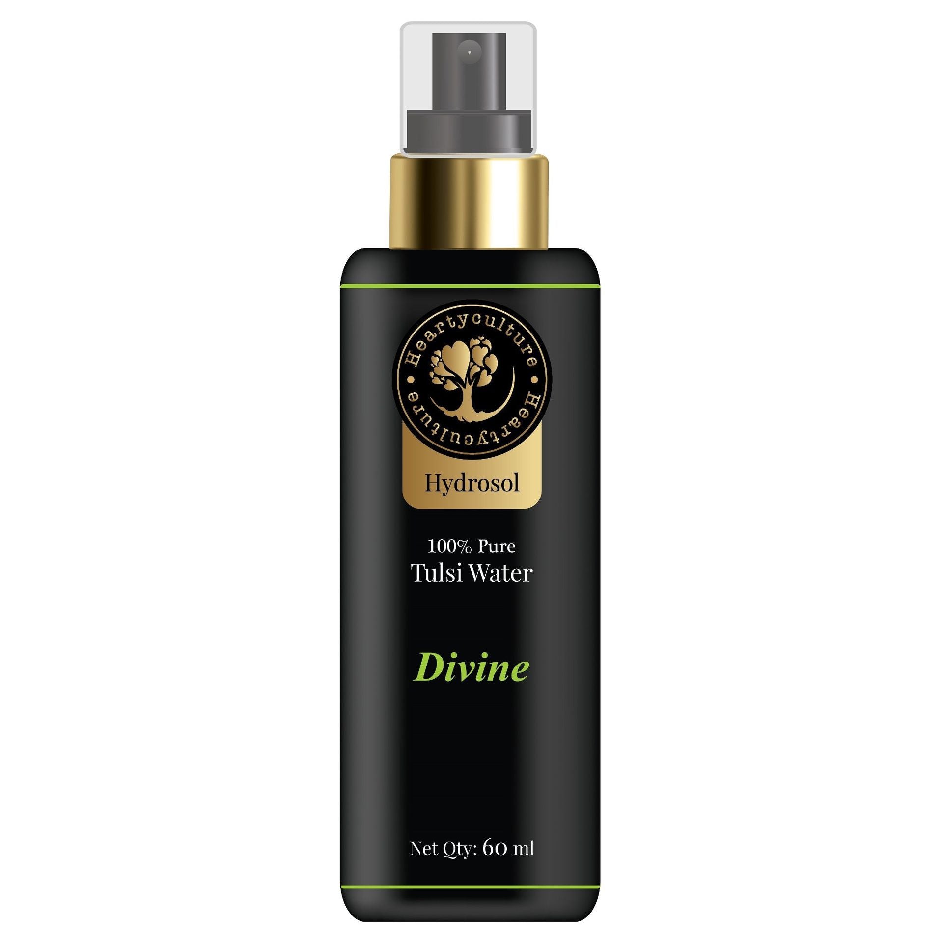 Heartyculture Divine (Tulsi Water) Hydrosol - 60 ml - hfnl!fe