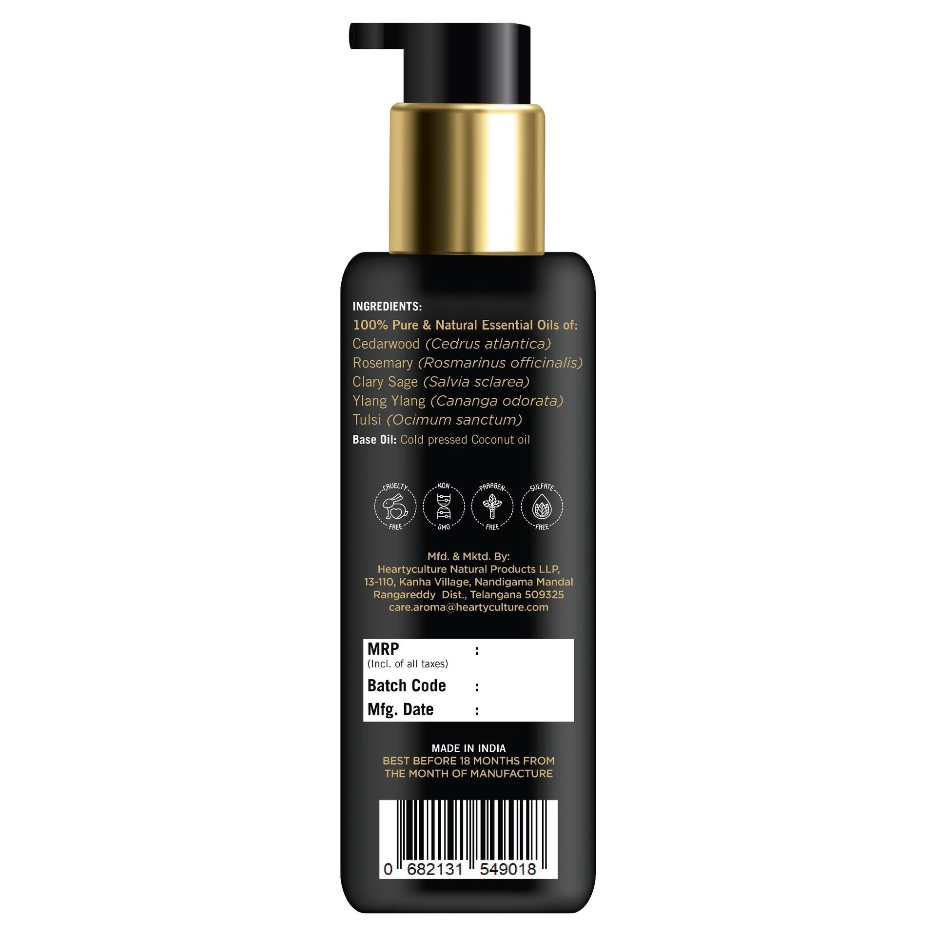 Heartyculture Hair Elixir Essential Oil - 100 ml - hfnl!fe